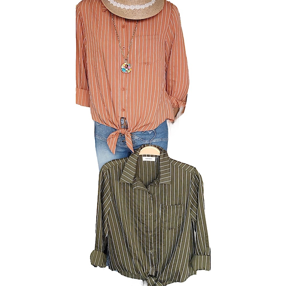 Striped Blouse - Picture 3 of 3